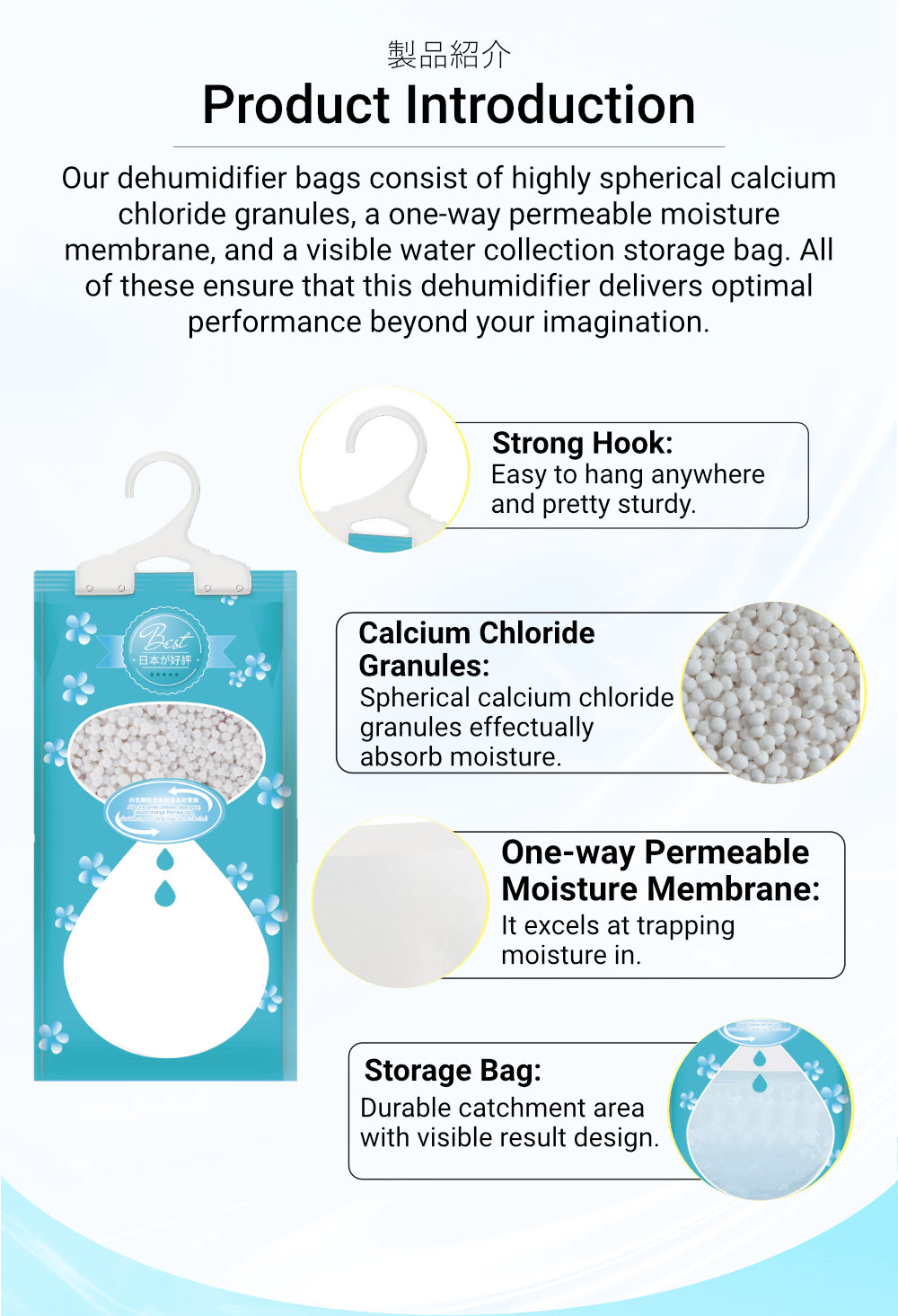 Farcent Hanging Dehumidifier Bag 500ml-4